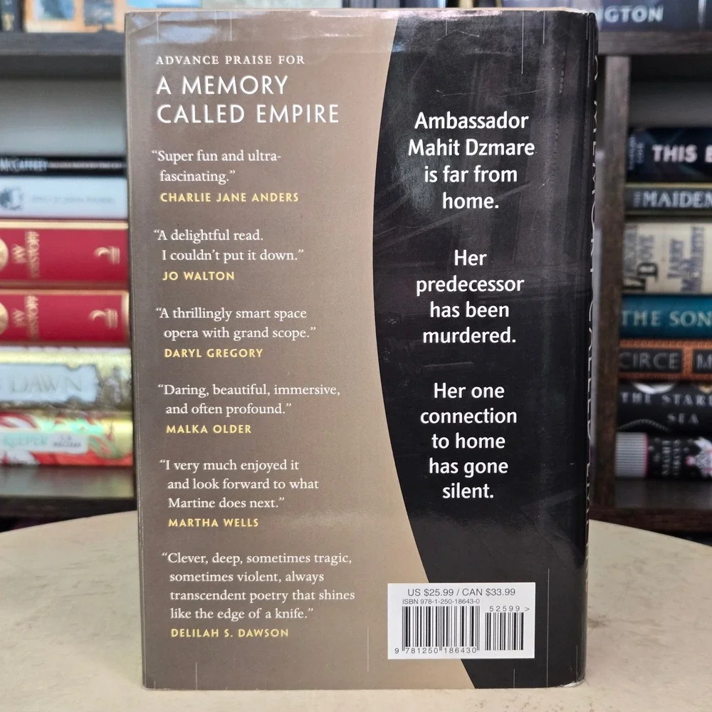 A Memory Called Empire by Arkady Martine SIGNED 2019 1st/1st Hardcover Hugo Awd
